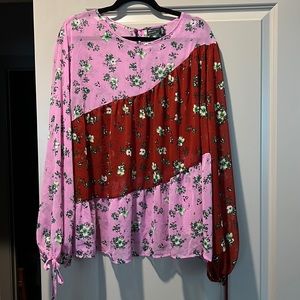 ASOS Curve Floral Smock Top